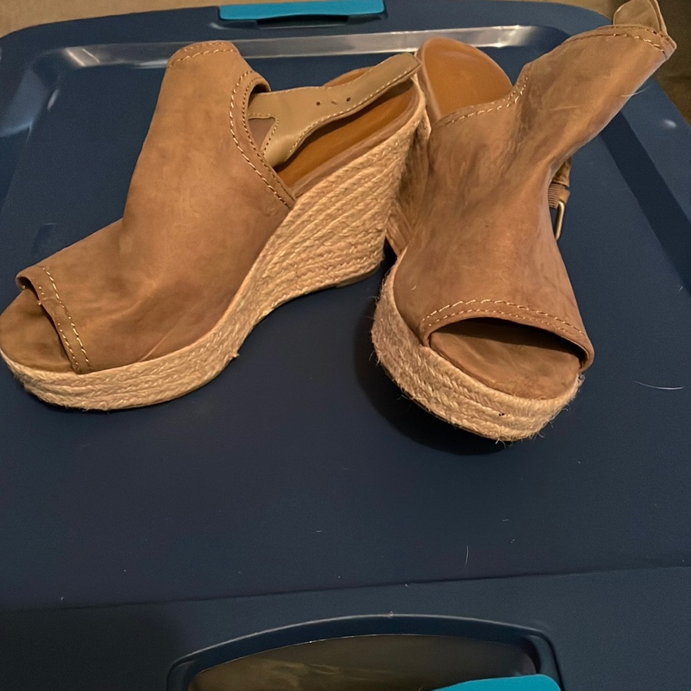 Wedge heels worn only a few times!
